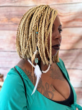 Load image into Gallery viewer, Clip in Feather Hair Charms - Boho Festival Hair Accessories