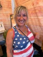 Load image into Gallery viewer, American Flag Hair Charm - Festival Hair Accessories