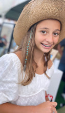Load image into Gallery viewer, Rustic Feather Hair Charm - Boho Festival Hair Accessories