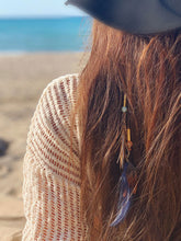 Load image into Gallery viewer, Navy Feather Valier, HairValier