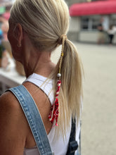 Load image into Gallery viewer, Clip in Bandana Hair Charm - Western Boho Hair Accessories 
