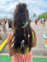 Load image into Gallery viewer, Feather Hair Charms - Boho Festival Hair Accessories 
