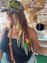Load image into Gallery viewer, Clip in Hair Extension with Feather Hair Charm
