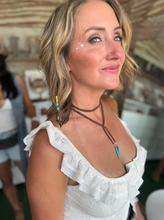 Load image into Gallery viewer, Rustic Feather Hair Charm - Boho Festival Hair Accessories 
