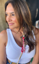 Load image into Gallery viewer, Clip in Bandana Hair Charm - Western Boho Hair Accessories 
