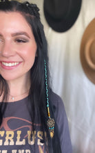 Load image into Gallery viewer, Dreamcatcher Hair Charm - Boho Festival Hair Accessories
