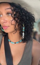 Load image into Gallery viewer, Rustic Feather Hair Charm - Boho Festival Hair Accessories 
