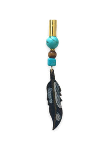 Turquoise Feather Valier, Hairvalier